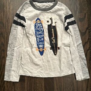 LOGG H&M boys 6-8y San Fran skater long sleeve shirt
